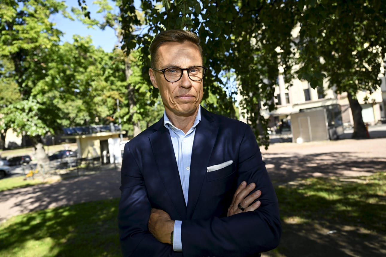 Kokoomuksen Alexander Stubbin mukaan uudessa turvallisuuspoliittisessa tilanteessa "pääministeri on EU-pääministeri ja presidentti on Nato-presidentti". LEHTIKUVA / VESA MOILANEN