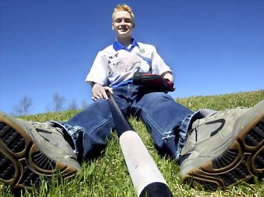 Pesäpalloilija Mika Väisänen.