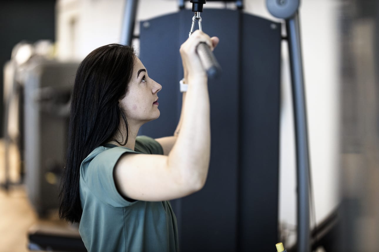 Alina Sotnikovalle ensimmäiset viikot pakolaisena olivat hyvin stressaavaa aikaa. Olo helpotti ensimmäisen kerran kunnolla vasta, kun hän pääsi kuntosalille.