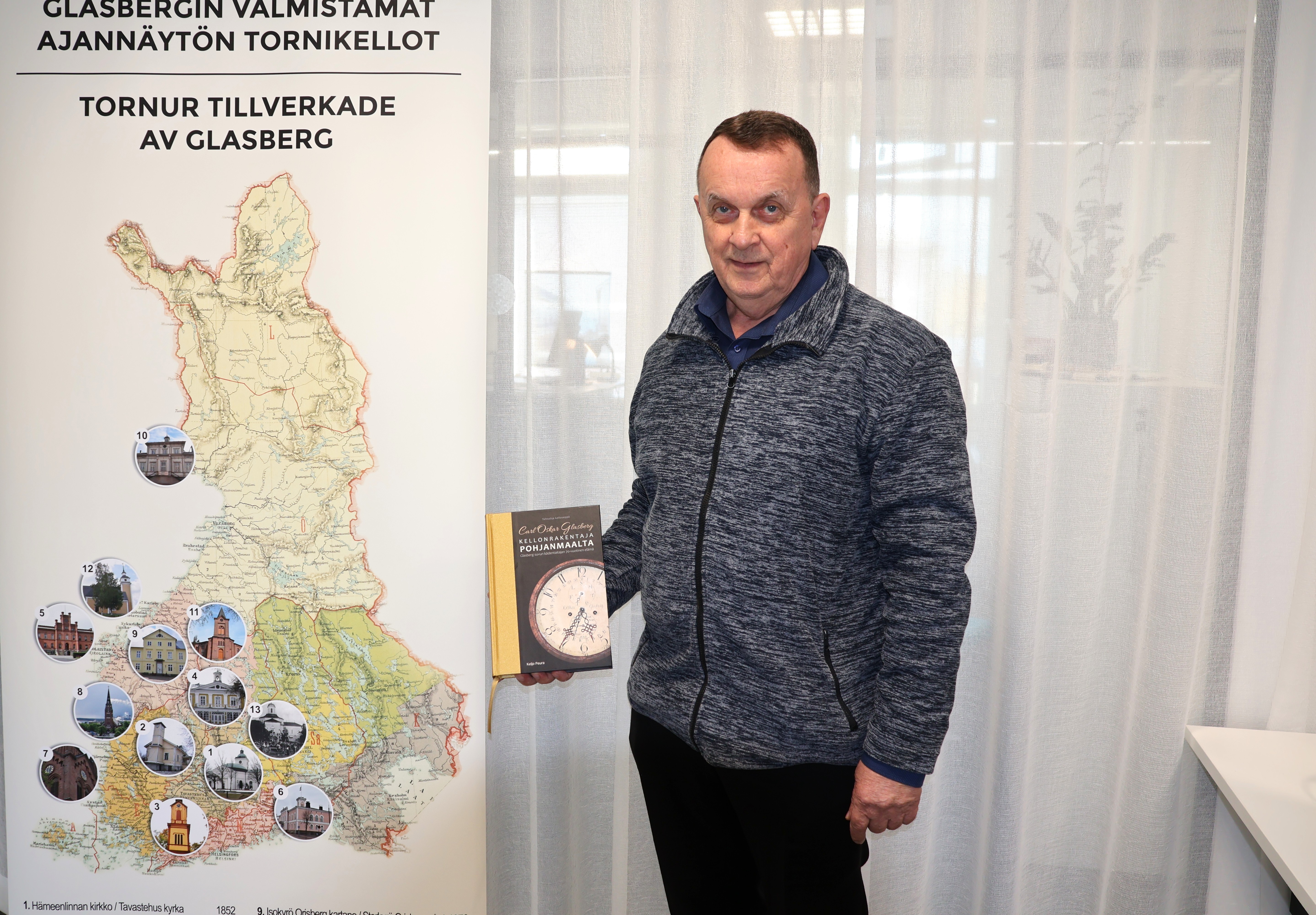 Kristiinan kellohistoriaa päätyi tietokirjaan