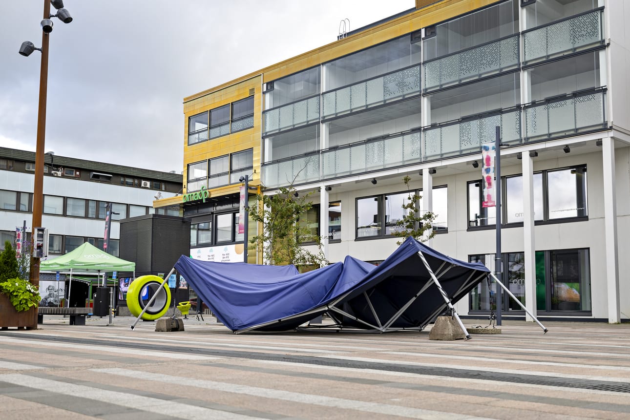 Perjantain rankkasateet osuivat voimakkaimmin Seinäjoelle. Sateen jäljet olivat nähtävissä vielä lauantainakin.