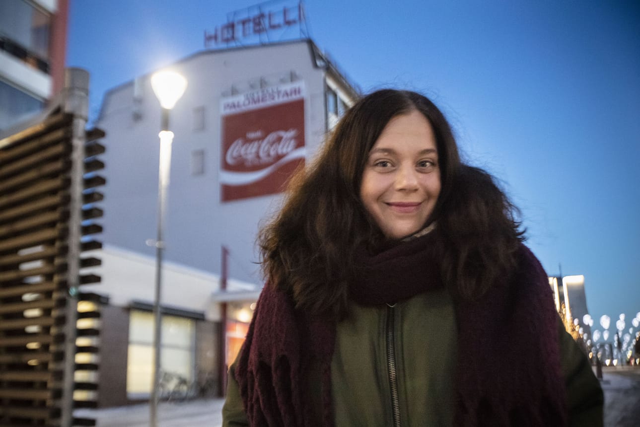 Johanna Ahonen on asunut Kemissä noin puolitoista vuotta.
