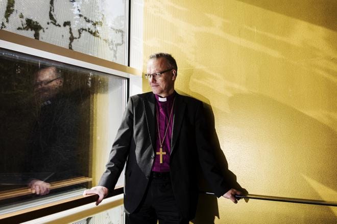 Espoon piispa Tapio Luoma ottaa arkkipiispan tehtävät vastaan 1. kesäkuuta. Hänen mukaansa arkkipiispan rooli on symbolisesti erittäin vahva. KUVA: Silja Viitala
