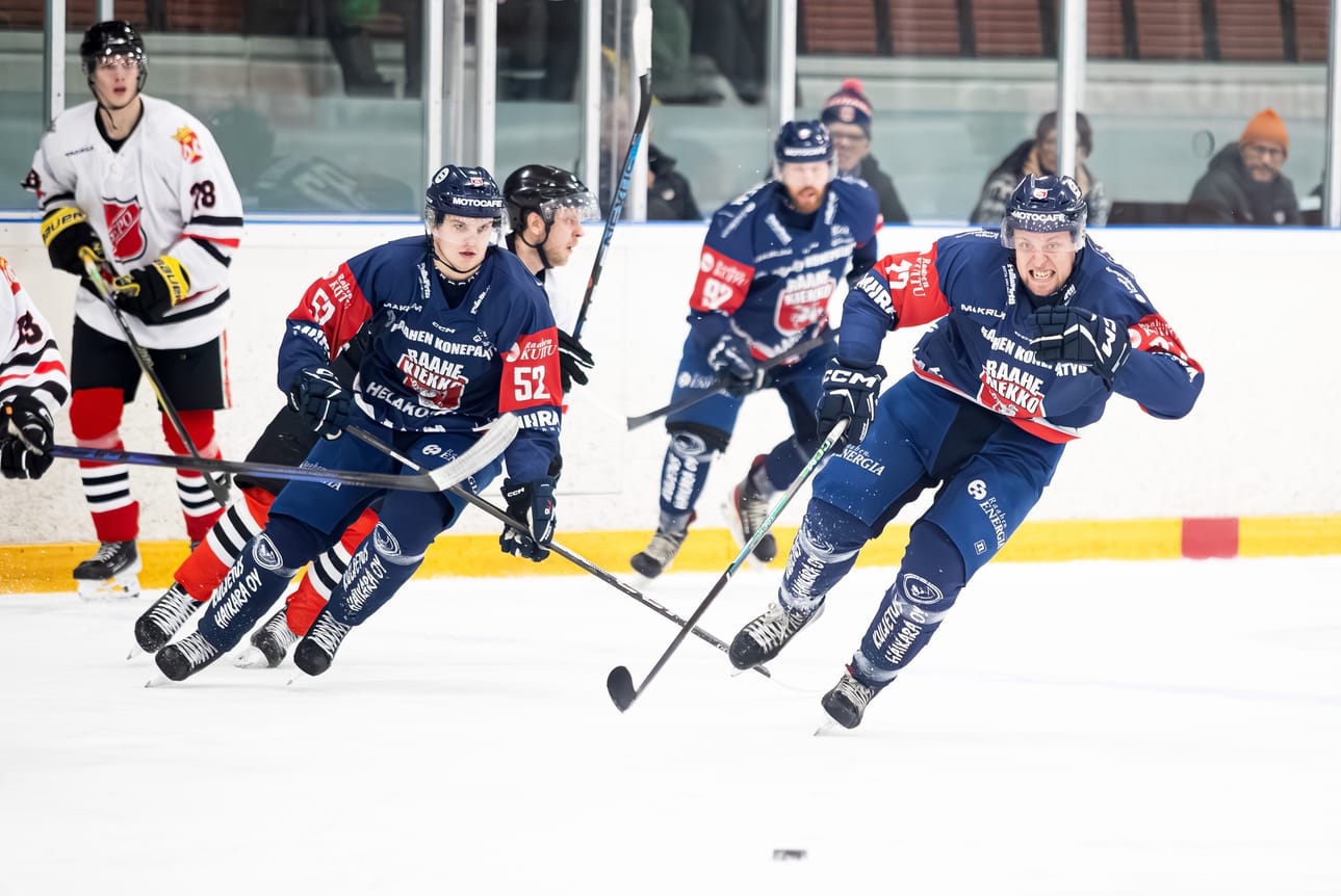 Teemu Vääräkoski ei säästellyt itseään lauantai-illassa. Tekeminen oli periksiantamatonta.
