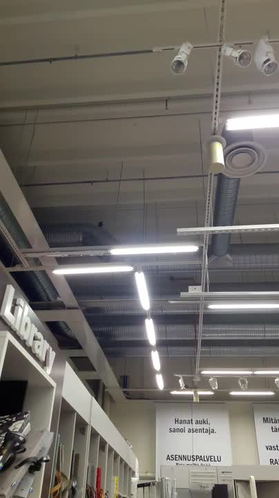 Haukka Äimäraution K-Raudassa