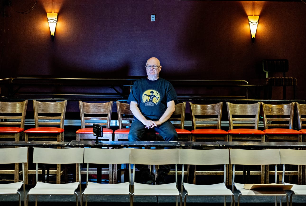 Teatterinjohtaja Janne Kuustie oli osannut varautua näyttämön menetykseen jo etukäteen. Arkistokuva.