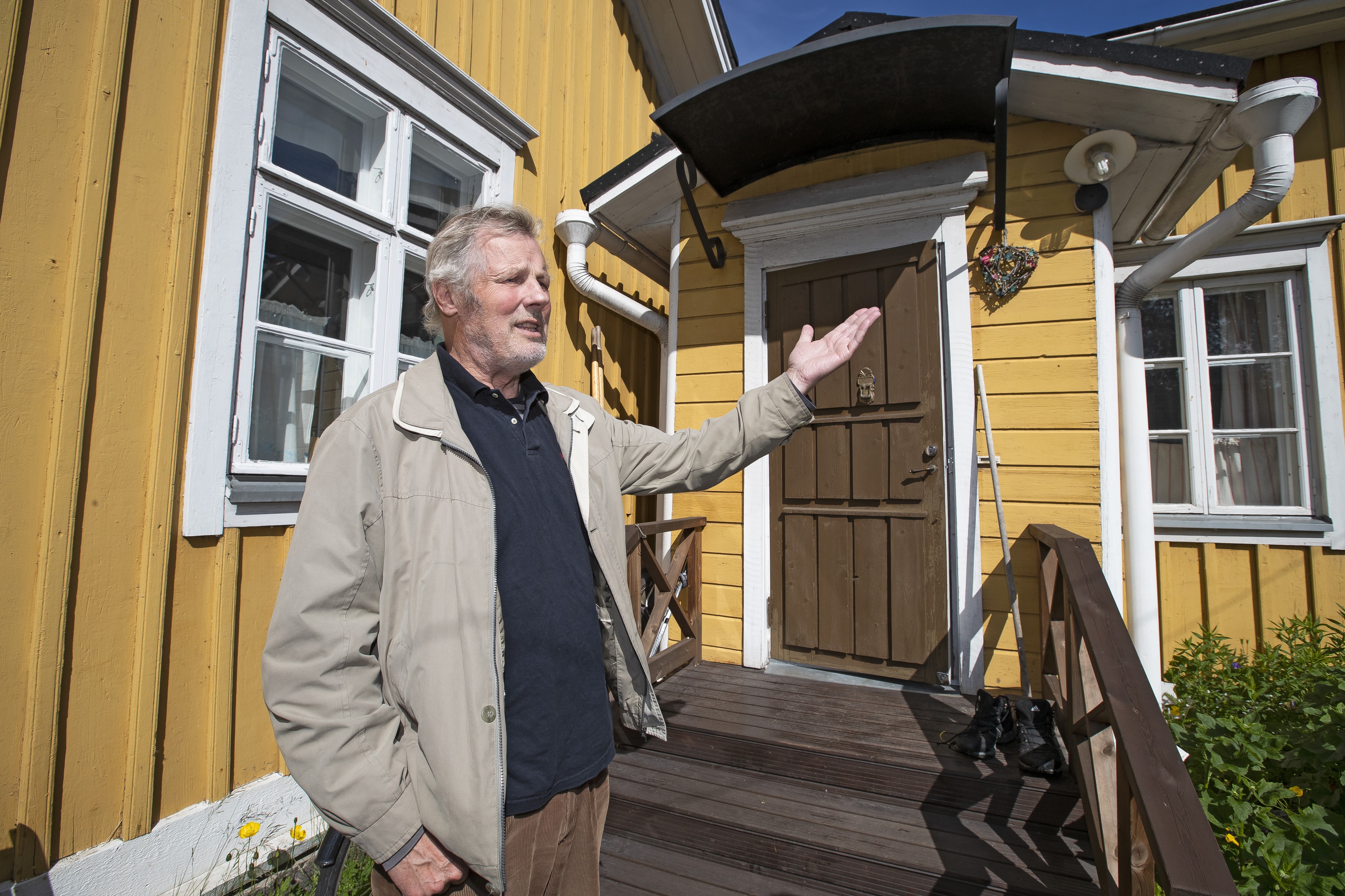 Vanha puukaupunkimiljöö on Pertti Kinnuselle tärkeä.