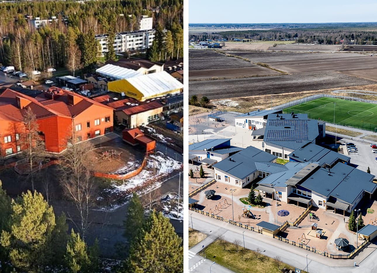 Isoimmat Seinäjoen kaupungin investoinnit olivat vuonna 2025 Lintuviidan palvelutalon päiväkodin peruskorjaus sekä Kertunlaakson koulun laajennus. Kasperissa työt jatkuvat koulun remontilla. Arkistokuva.