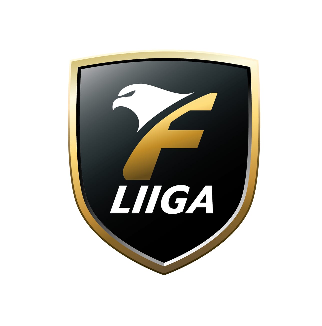 F-liigan logossa on muuttohaukka, joka kuvaa salibandyn nopeutta.