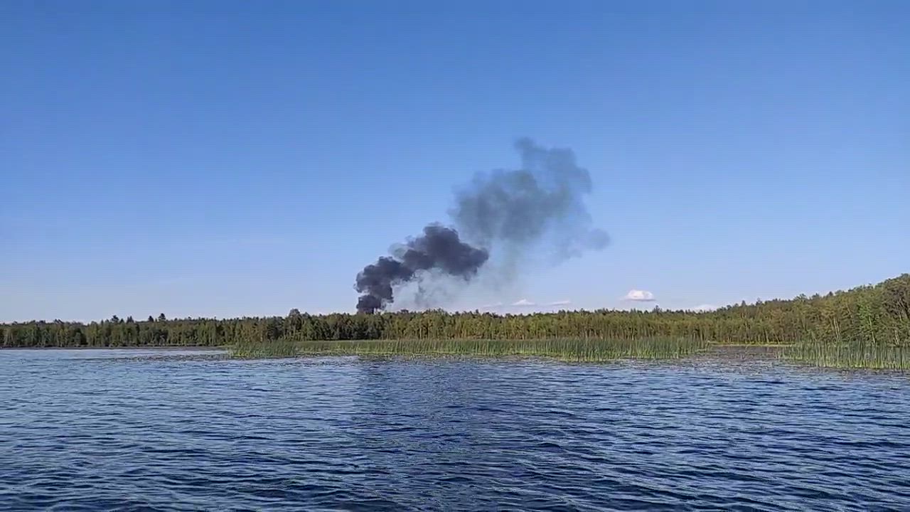 Ruskon kaatopaikan penkan palo näkyi kauas