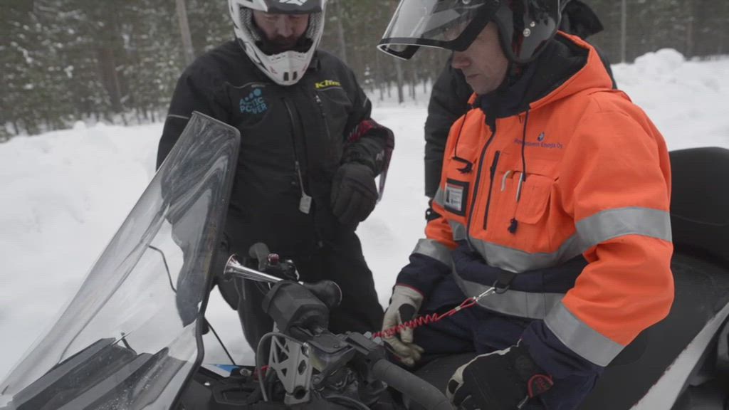 Arctic Powerin sähkökelkan testiajo