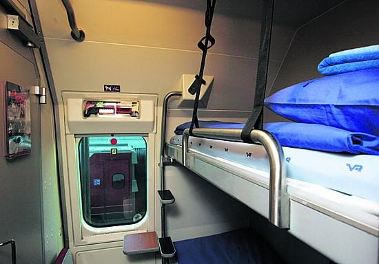 Vaunuja käytetään Helsinki-Rovaniemi-välillä.