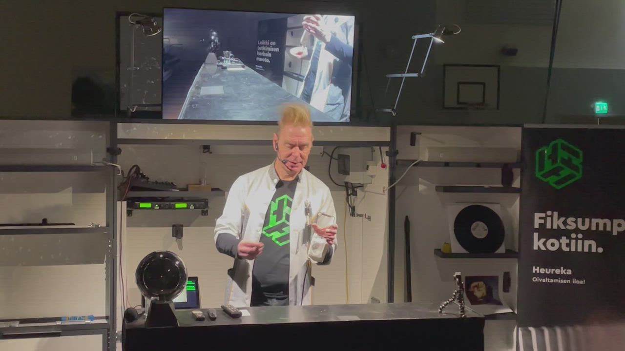 Heurekan liikkuva tiedeshow "Musiikkia"