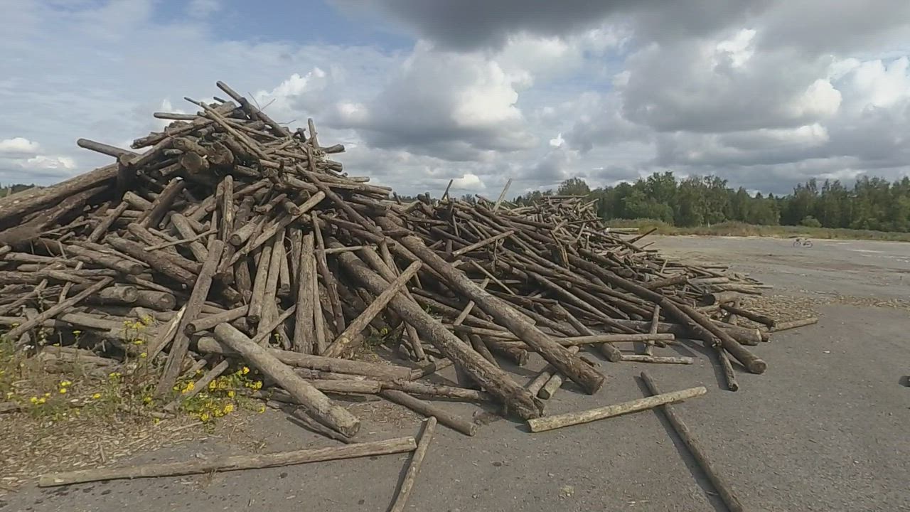 Hartaanselältä nostetut uiton aikainen puutavara v.2019  ( Haketettu )
