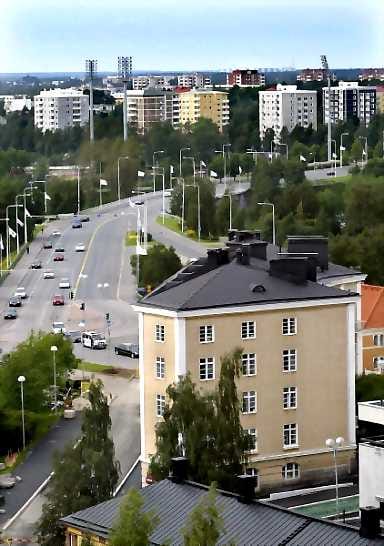 Oulun kaupunginosista punaisimpia ovat ydinkeskusta ja Tuira.