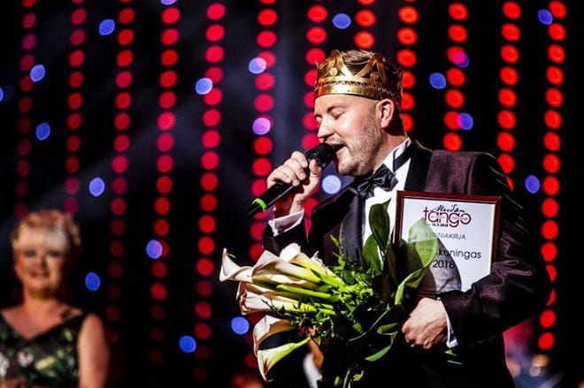 37-vuotias Jarno Kokko Espoosta kruunattiin vuoden 2018 tango-kuninkaaksi. KUVAT: KRISTA LUOMA