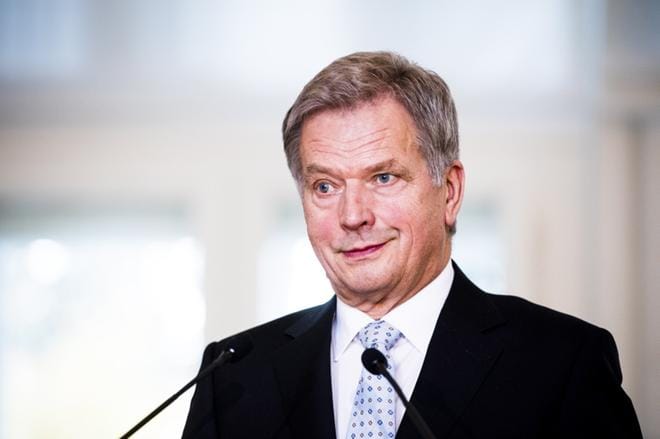 Tasavallan presidentti Sauli Niinistö oli lauantaina haastateltavana Ylen ykkösaamussa. Kuva: Joel Maisalmi