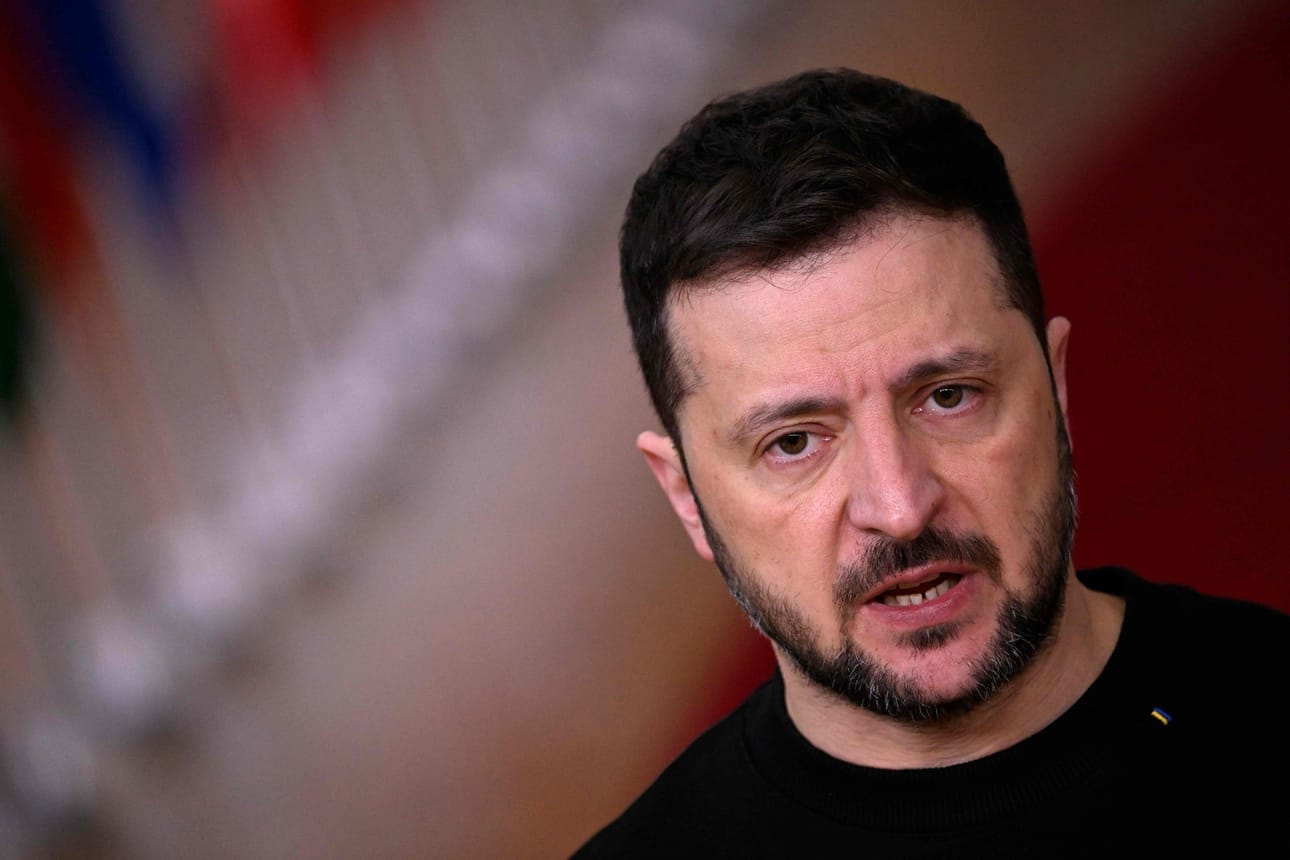 Ukrainan presidentin Volodymyr Zelenskyin mukaan kovimpia taisteluita käydään lähellä Pokrovskin kaupunkia. LEHTIKUVA / AFP