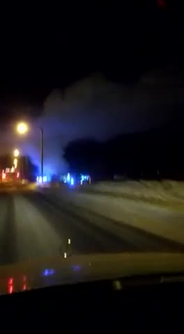 Oulun raviradan rakennuksessa tulipalo