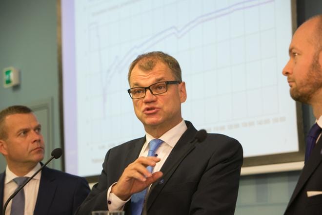 –Eduskunnassa 19.6 sanomani pätee, Sipilä vastasi Twitterissä tiistaina iltapäivällä. Arkistokuva.