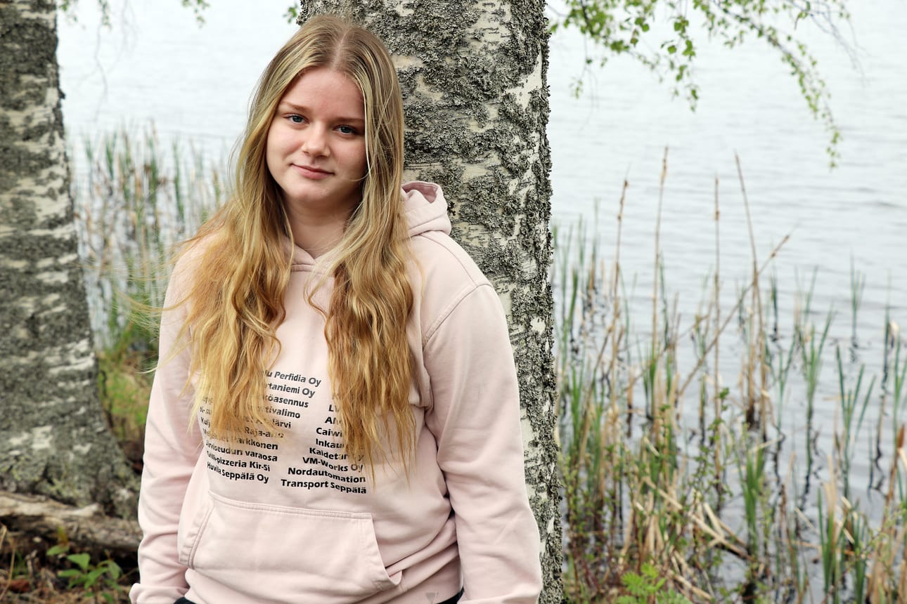 Luoma-aholla asuva Ronja Turja suoritti merkonomiopinnot Jamissa ripeään tahtiin.