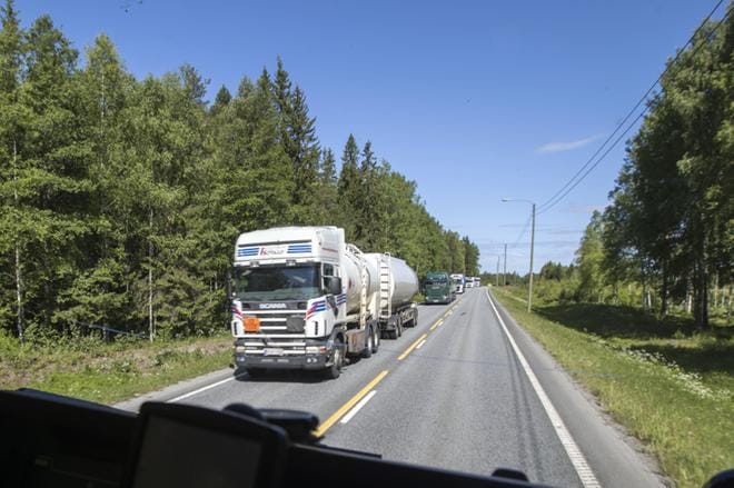 Liikenne on sujunut. Suomessa on sattunut tänä vuonna elokuun loppuun mennessä ennätyksellisen vähän kuolonkolareita. KUVA: Veera Korhonen