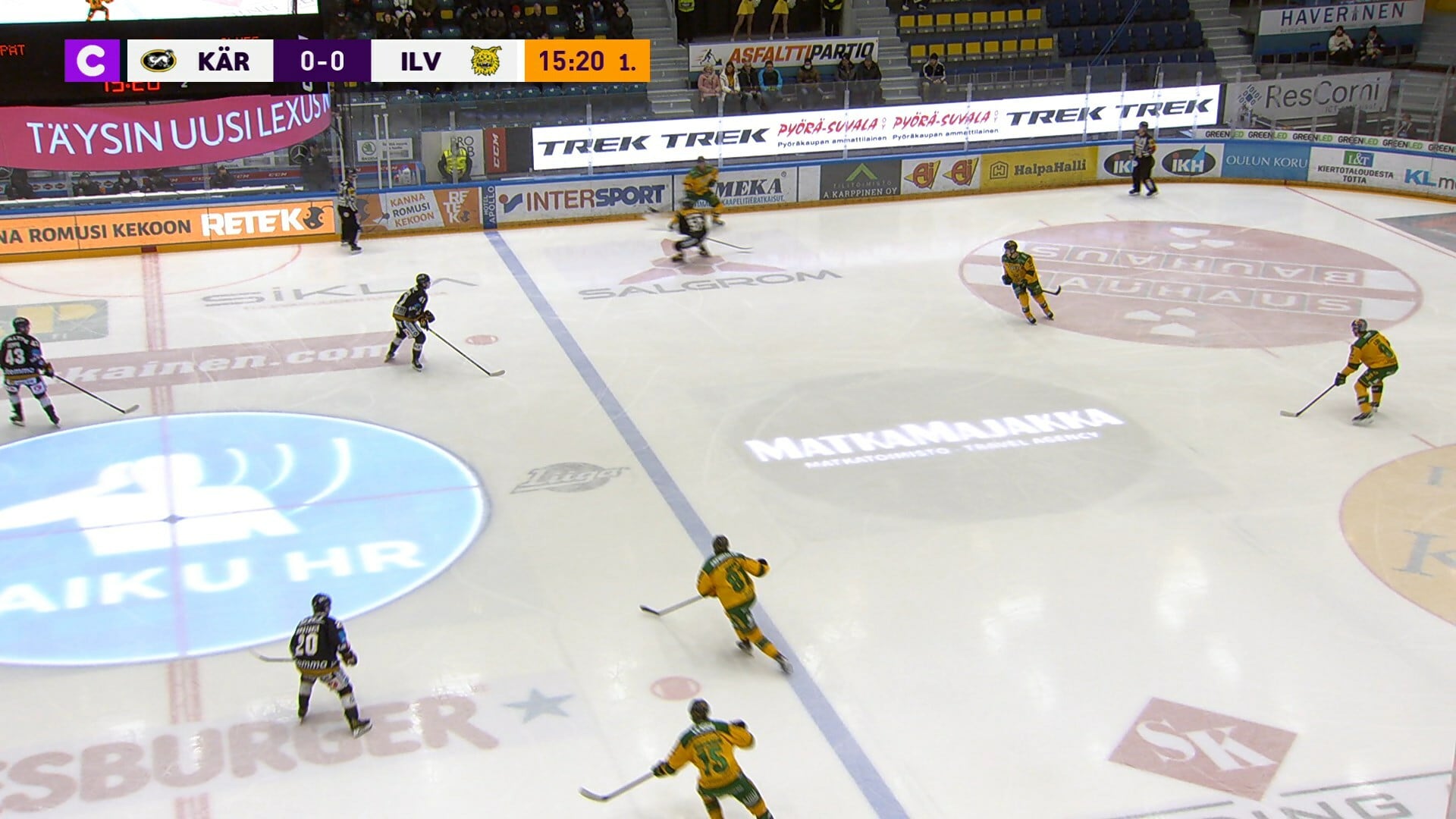 Huippuhetket Kärpät-Ilves -ottelusta Raksilassa