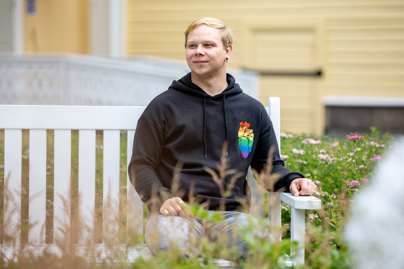 Mico Ylimäki nauttii elämästään Kauhajoella.