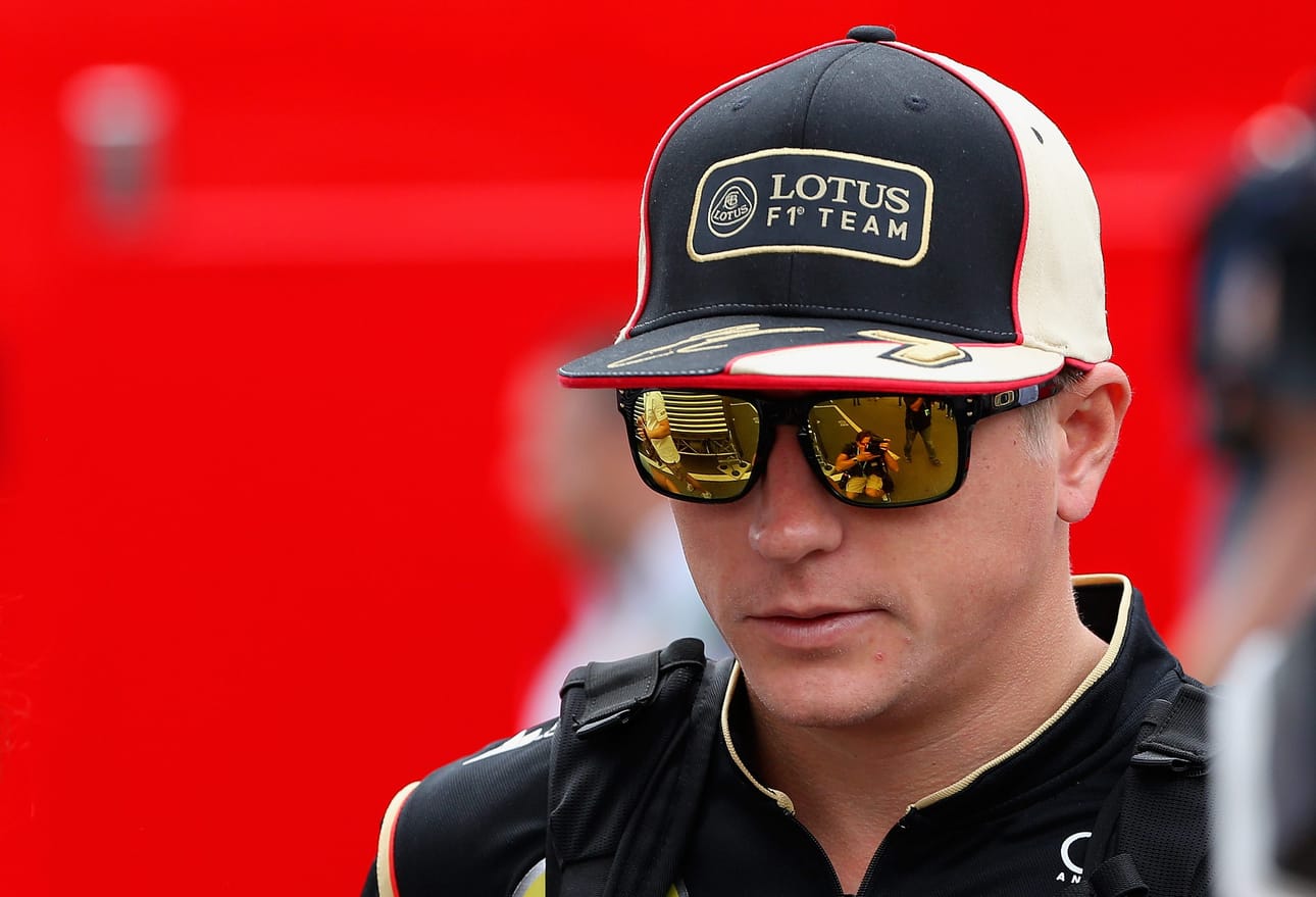 Kimi Räikkönen ajaa tällä hetkellä Lotuksella.