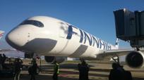 Finnair vastaanotti Euroopan ensimmäisen Airbus A350 XWB –koneen.