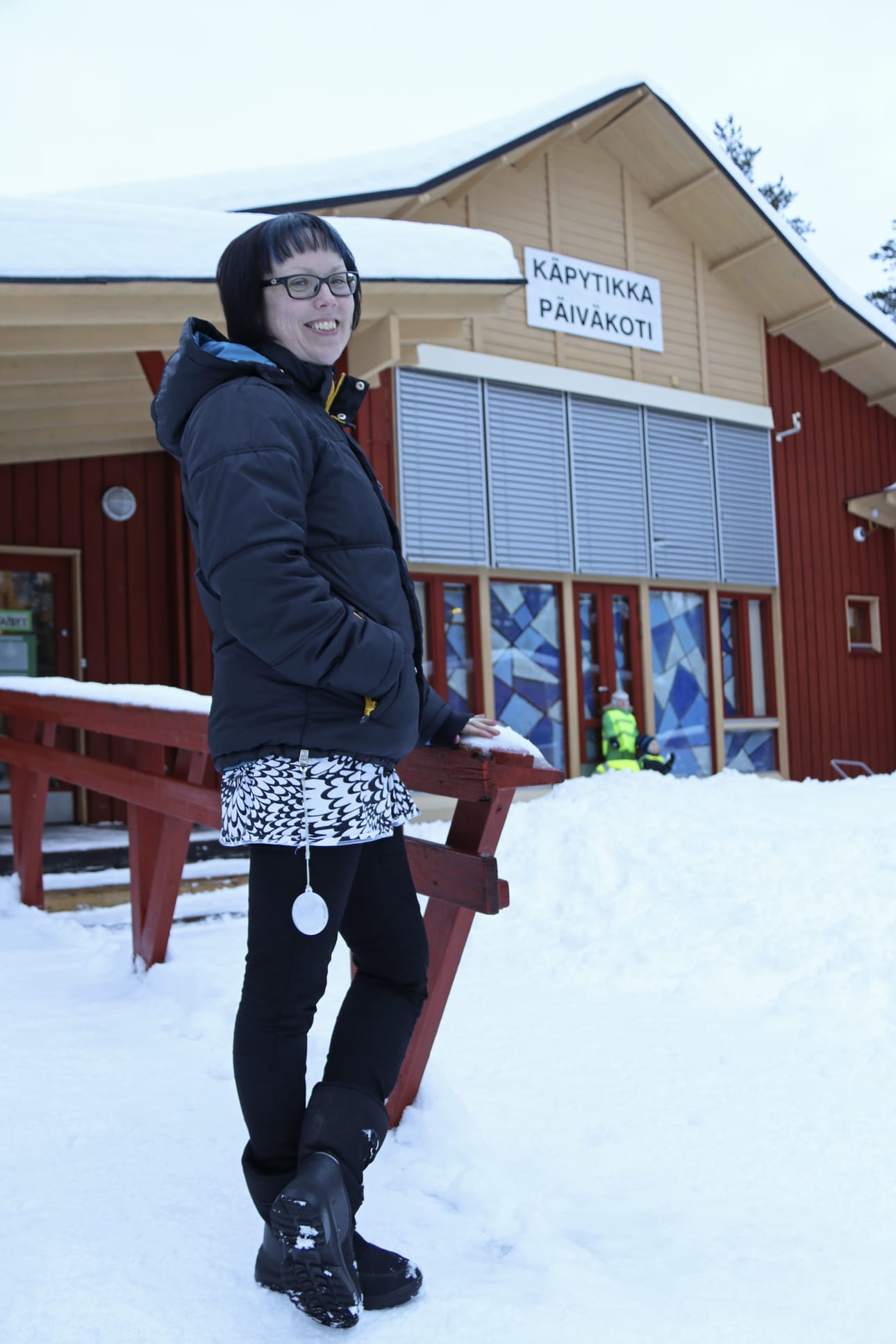 Käpytikan päiväkodin arkkitehtuuri on saanut inspiraationsa ympäröivästä luonnosta. Luonnnossa liikkuminen on vahvati osana myös päiväkodin arjessa.