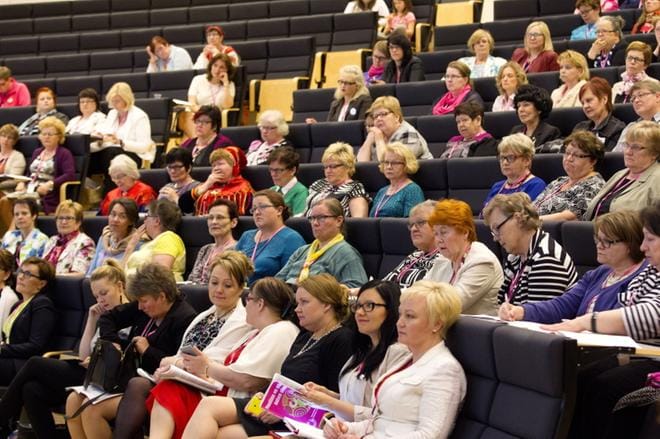 Suomen keskustanaiset pitivät valtakunnallisen edustajakokouksensa Seinäjoella kesällä 2015. KUVA: JUSSI ASU