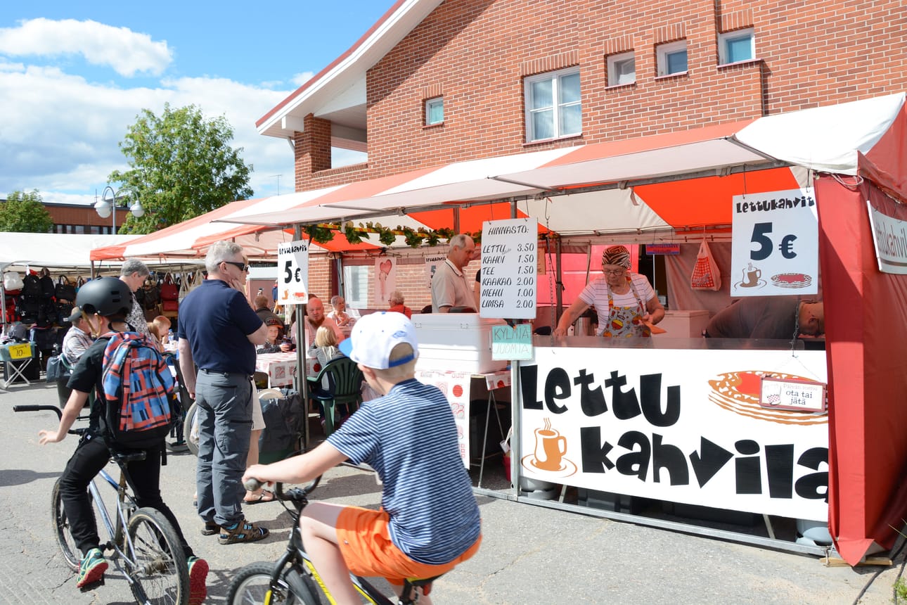 Pudasjärven markkinat, lauantai 8.7.2017.