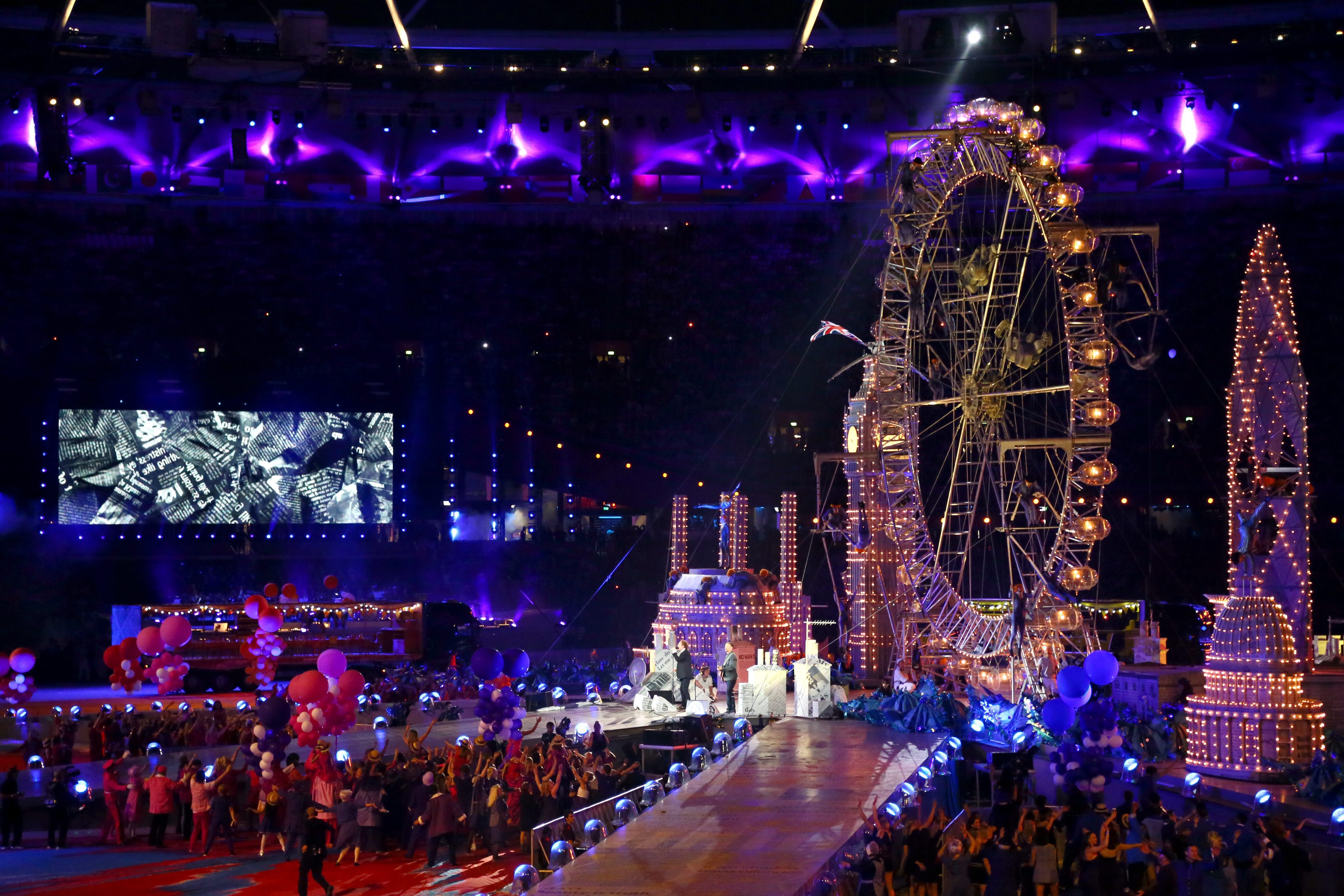 Huikea musiikkishow päätti Lontoon kisat