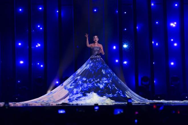 Viroa edustaa tänä vuonna Euroviisuissa Elina Nechayeva kappaleellaan La Forza. KUVA: Jose Sena Goulao / EPA