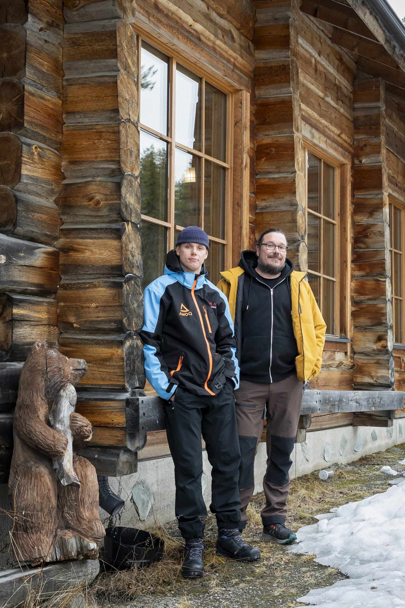 Kalle Koskisen (oik.) yritysryppäässä on tekeillä sukupolvenvaihdos. Pojat Joonas (vas.) ja Jaakko (ei kuvassa) ovat tulossa osakkaiksi.