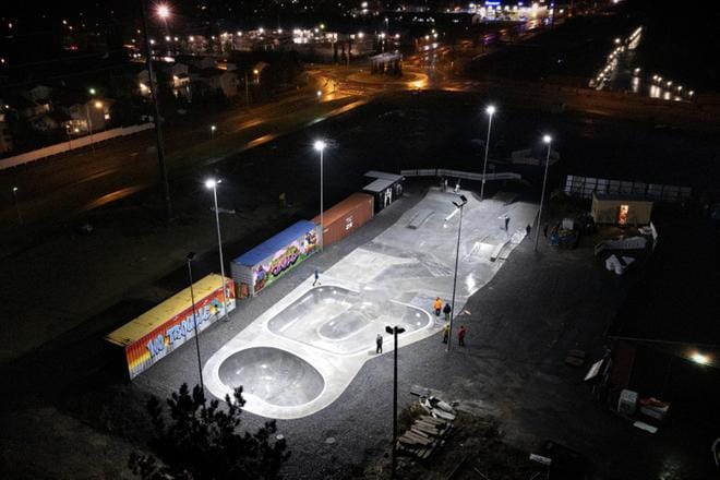 Joupiskan skeittiparkin viralliset avajaiset vietetään ensi kesänä. Kuvat: Tomi Kosonen