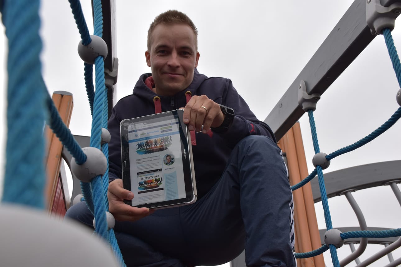 Markus Määttä on kehitellyt muun muassa kehittänyt Liikkuen luokkaretkelle -projektin.