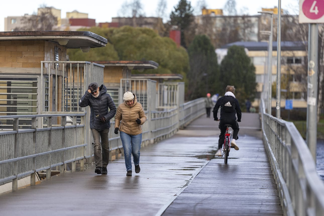 Voimakkaat tuulenpuuskat riepottelevat Oulua tiistaina.