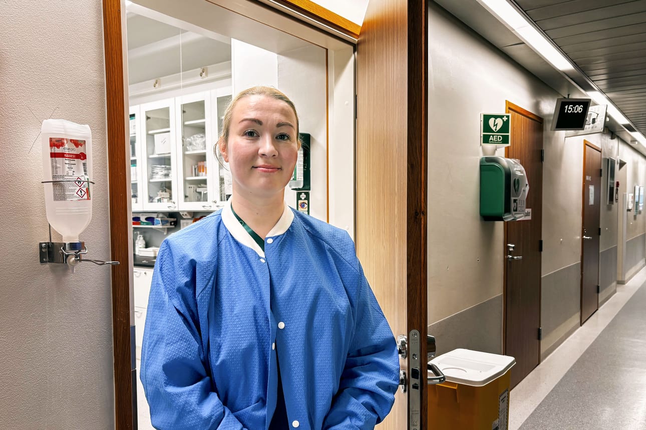 Tiia Immonen ei ole katunut päivääkään, että hakeutui opiskelemaan sairaanhoitajaksi.