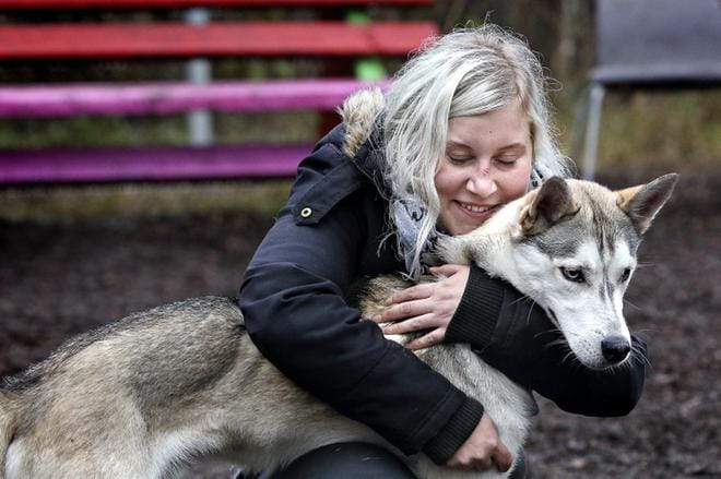 Emilia Matara-aho ja Toivo. KUVA: KARI LÖFHJELM