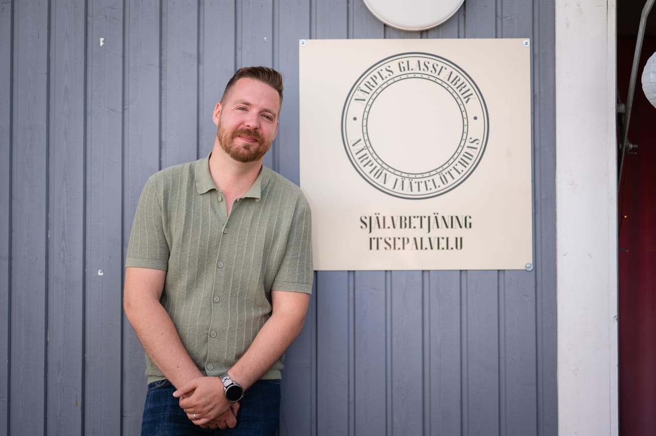 Magnus Westerlund omistaa jäätelötehtaan yhdessä veljensä Mathias Westerlundin kanssa.