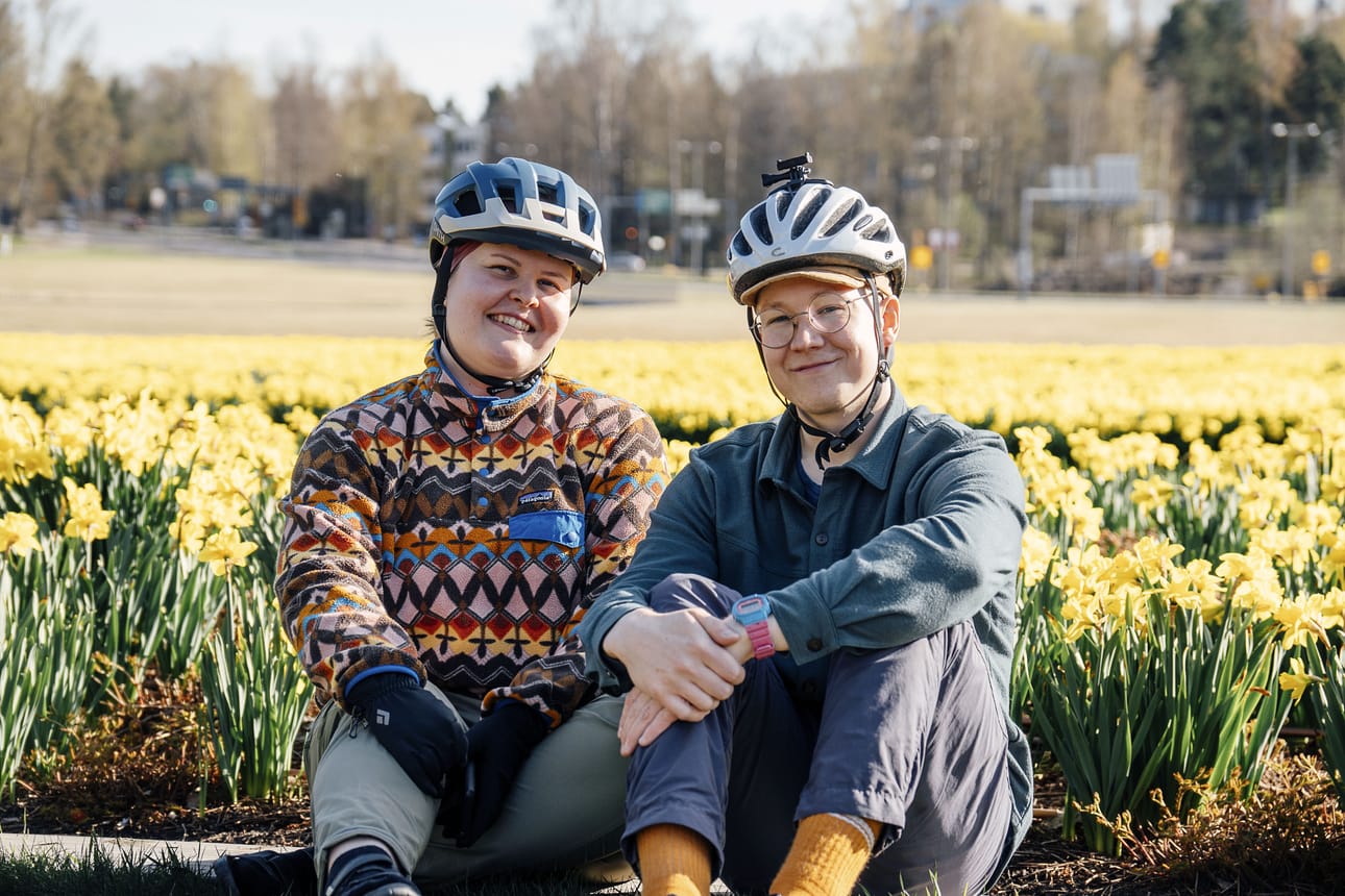 Roosa Turpeinen ja Otto Peltola.