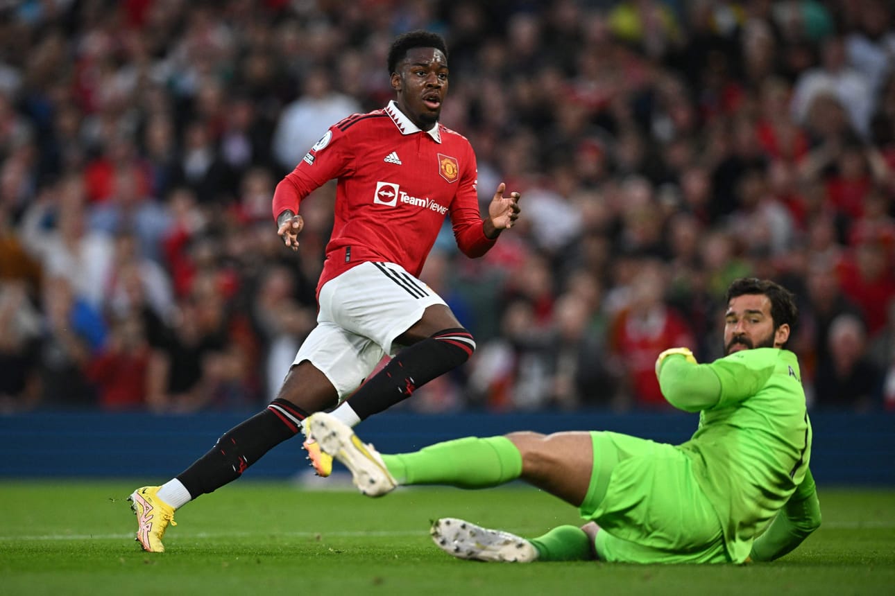Liverpool kärsi 1–2-tappion Manchester Unitedille maanantain myöhäisillassa. LEHTIKUVA/AFP