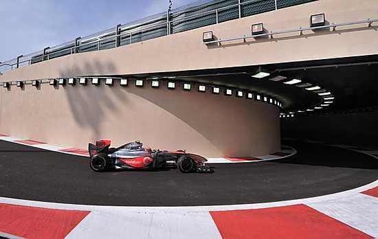 Heikki Kovalainen oli perjantain harjoitusten nopein Abu Dhabissa.