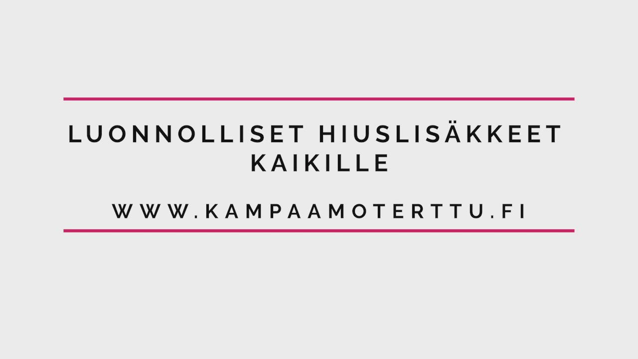 Luonnolliset hiuslisäkkeet kaikille