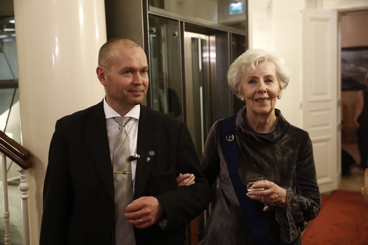 Rouva Tellervo Koivisto kertoi tulleensa verestämään vanhoja muistoja.