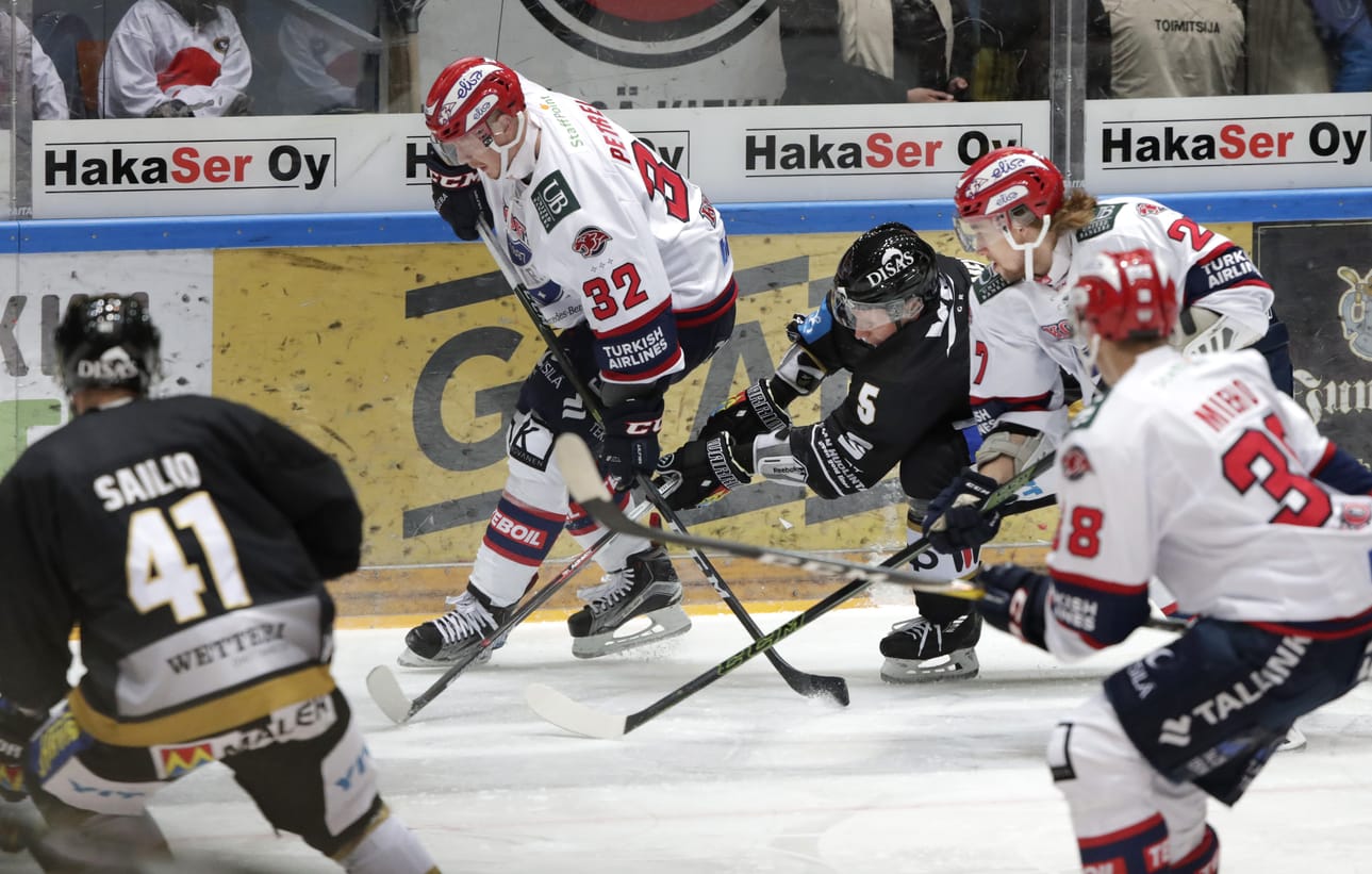 HIFK on Kärppien vieraana Raksilassa lauantaina.