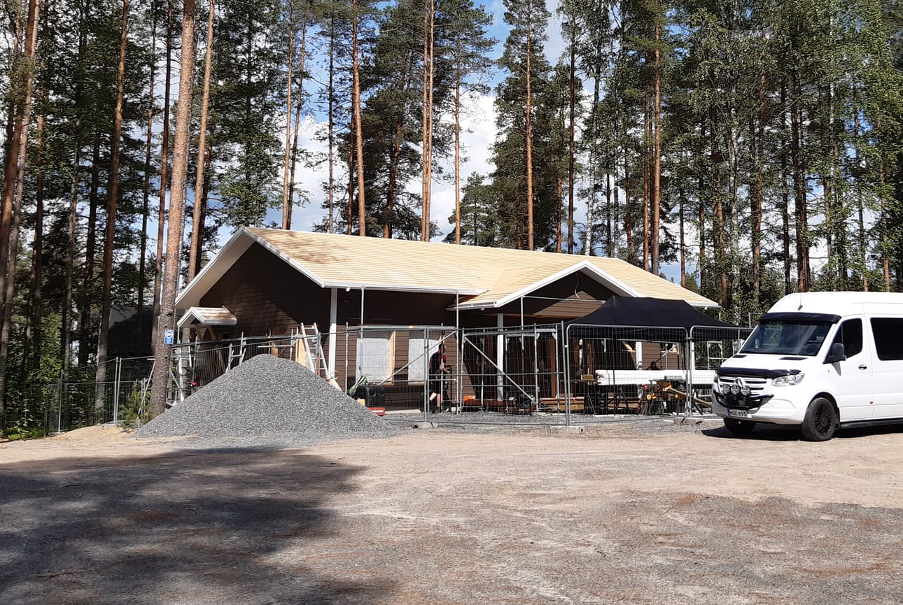 Kappelinkulmaan valmistuu seurakunnan henkilöstön tiloja sekä yleisö-wc:t.