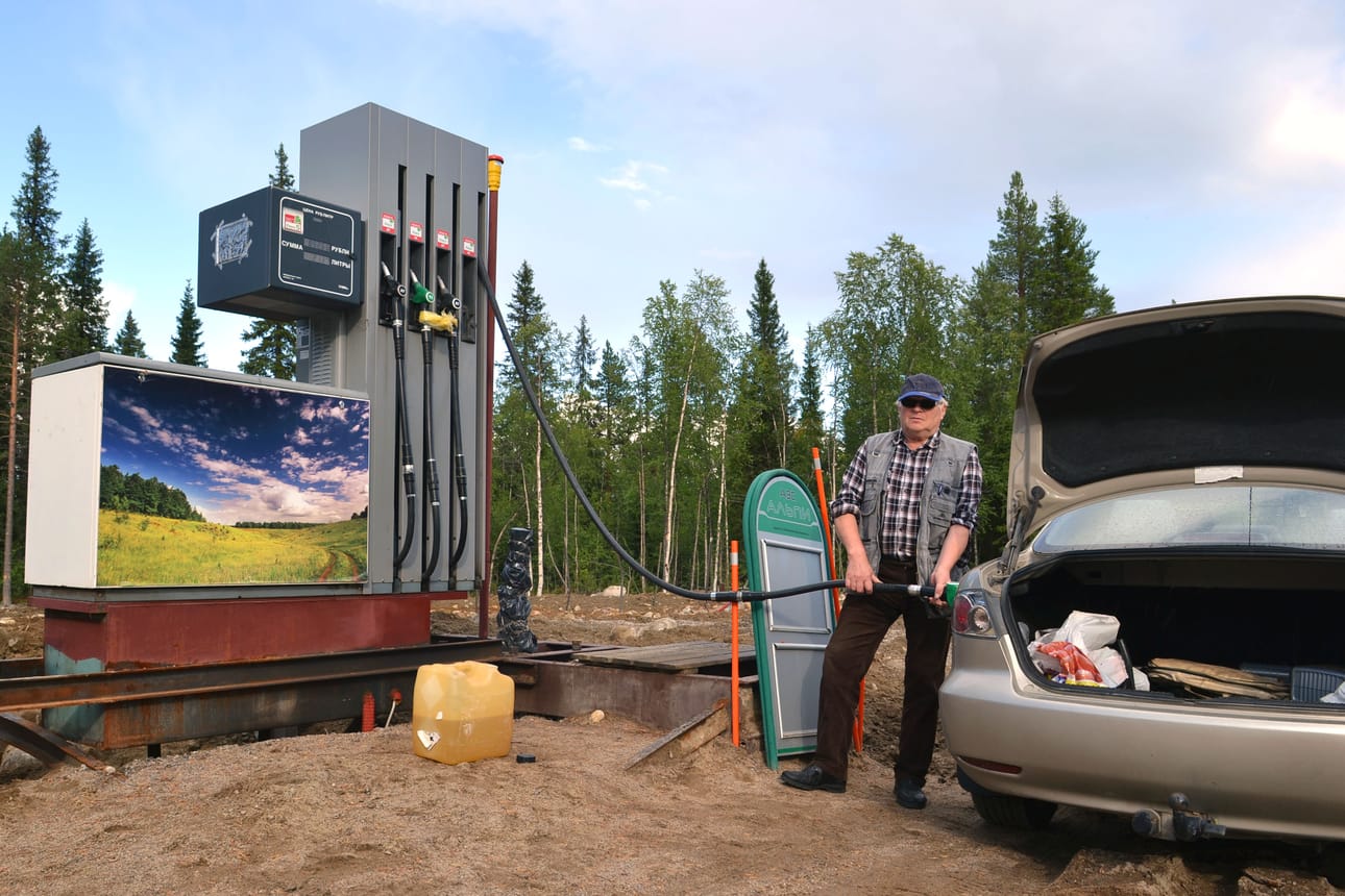 Aulis Luukkonen on käynyt Venäjällä tankkaamassa jo kymmenen vuoden ajan.